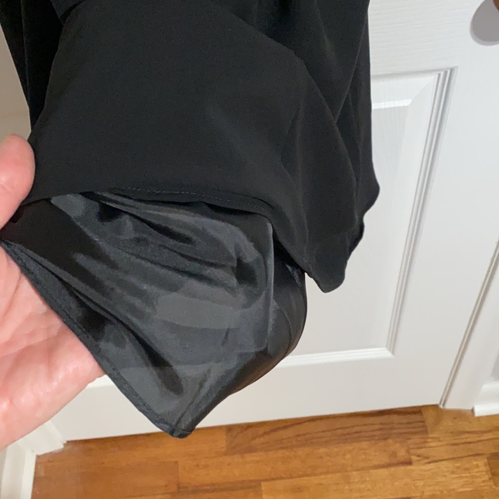 JonesWear Midi Black Cocktail Dress Sz 10 - Picture 6 of 8